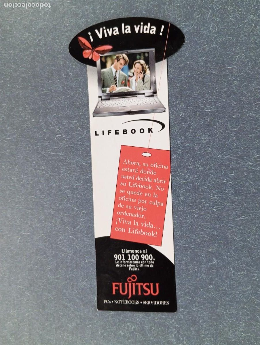 Coleccionismo Marcap&aacute;ginas: 1 MARCAPAGINAS DE ** FUJITSU - S_600XP **. TROQUELADO