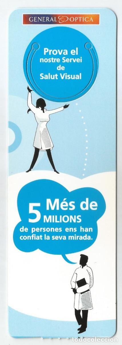 Coleccionismo Marcap&aacute;ginas: MARCAP&Aacute;GINAS / PUNTO DE LIBRO - GENERAL OPTICA M&Eacute;S DE 5 MILLIONS
