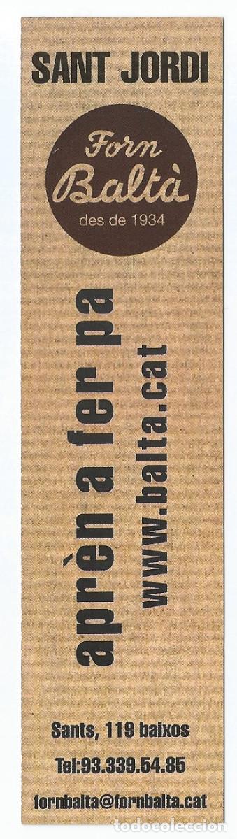 Coleccionismo Marcap&aacute;ginas: MARCAP&Aacute;GINAS / PUNTO DE LIBRO - APR&Egrave;N A FER PA - FORN BALT&Agrave; - SANT JORDI