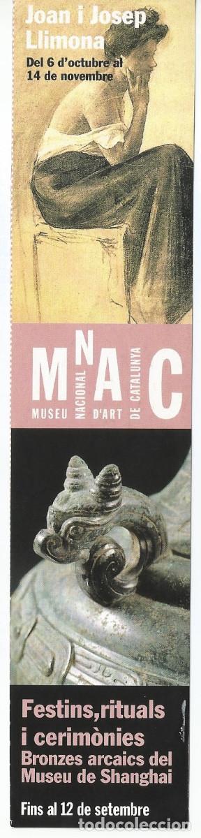 Coleccionismo Marcap&aacute;ginas: MARCAP&Aacute;GINAS / PUNTO DE LIBRO - MNAC - JOAN I JOSEP LLIMONA...