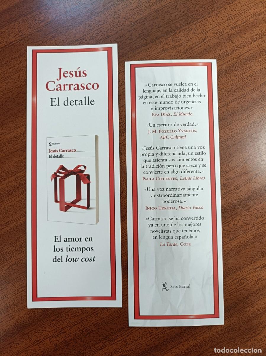 Coleccionismo Marcap&aacute;ginas: MARCAP&Aacute;GINAS - SEIX BARRAL - EL DETALLE - JES&Uacute;S CARRASCO