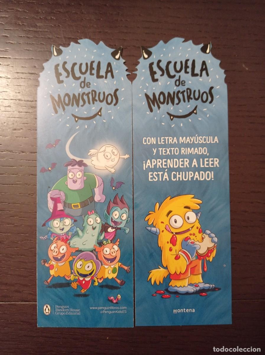 Coleccionismo Marcap&aacute;ginas: MARCAP&Aacute;GINAS. TROQUELADO. MONTENA. ESCUELA DE MOSNTRUOS