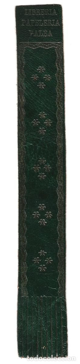 Coleccionismo Marcap&aacute;ginas: MARCAP&Aacute;GINAS / PUNTO DE LIBRO - LIBRERIA PAPELERIA VALEA - PUNTO DE PIEL