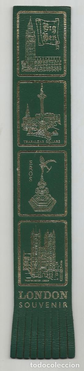 Coleccionismo Marcap&aacute;ginas: MARCAP&Aacute;GINAS / PUNTO DE LIBRO - LONDON SOUVENIR - PUNTO DE PIEL