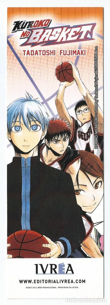 Coleccionismo Marcap&aacute;ginas: MARCAP&Aacute;GINAS / PUNTO DE LIBRO - KUROKO NO BASKET - TADATOSHI FUJIMAKI - IVREA