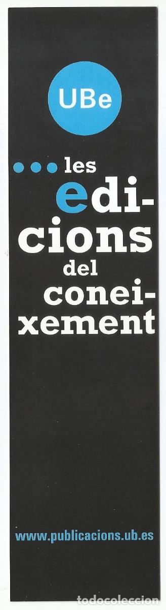 Coleccionismo Marcap&aacute;ginas: MARCAP&Aacute;GINAS / PUNTO DE LIBRO - UBe LES EDICIONS DEL CONEIXEMENT - CALENDARIO 2008-09