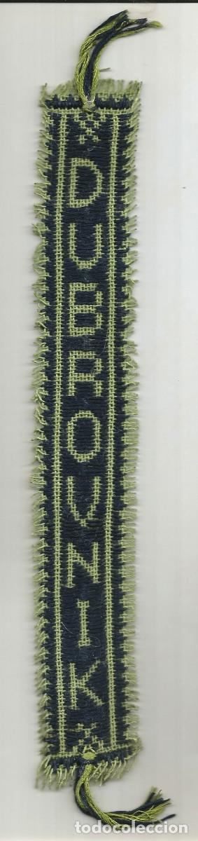 Coleccionismo Marcap&aacute;ginas: MARCAP&Aacute;GINAS / PUNTO DE LIBRO - DUBROVNIK - DE TELA