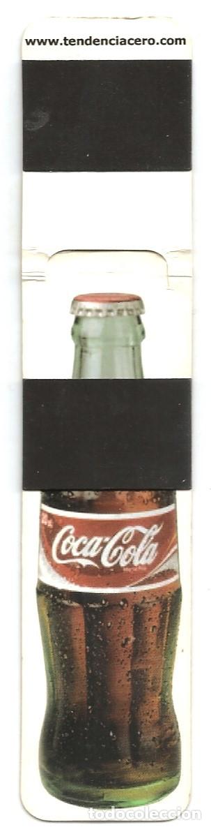 Coleccionismo marcap&aacute;ginas: MARCAP&Aacute;GINAS / PUNTO DE LIBRO - COCA-COLA CON IM&Aacute;N - Foto 2