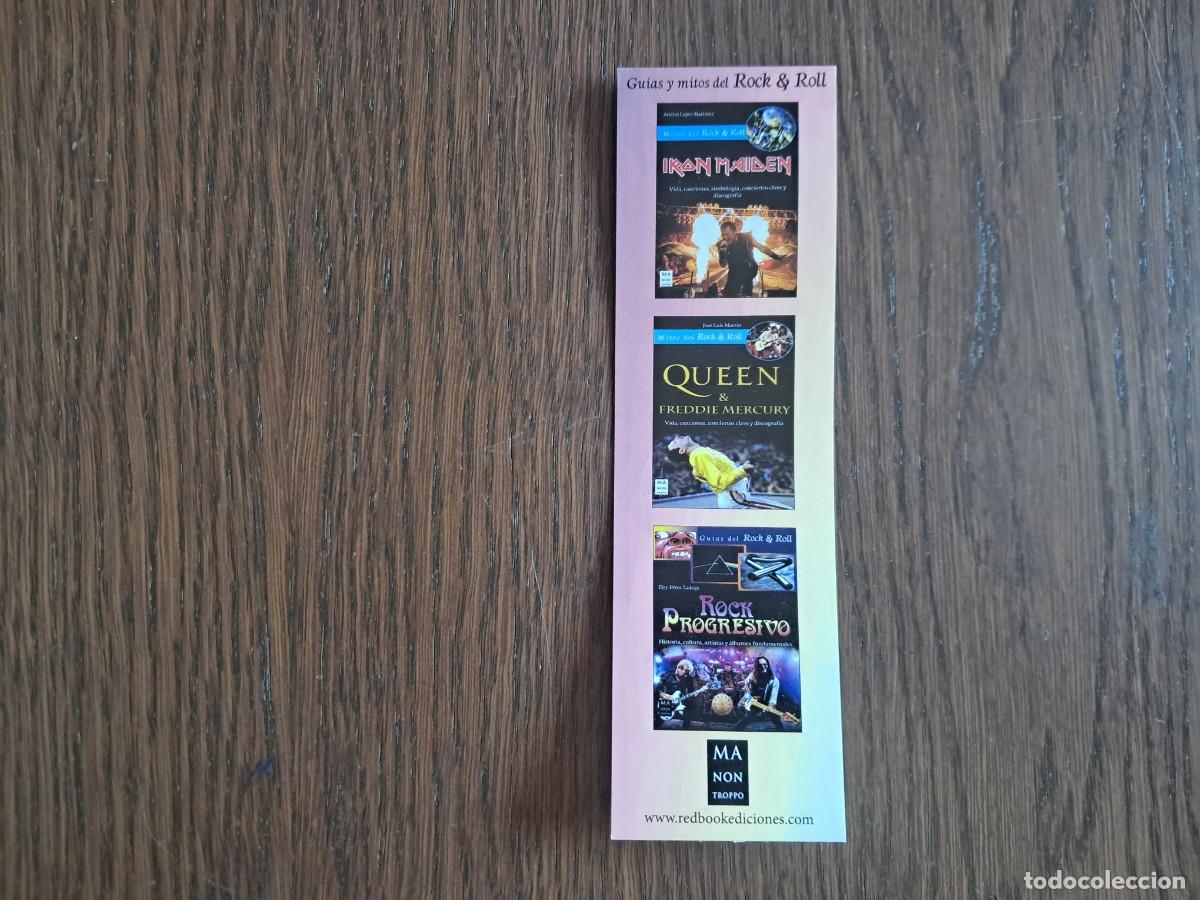 Coleccionismo Marcap&aacute;ginas: marcap&aacute;ginas, punto de libro, gu&iacute;as y mitos del Rock & Roll, Iron Maiden, Queen...red book ediciones