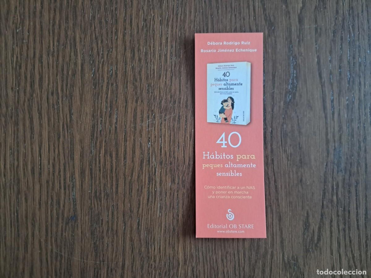 Coleccionismo Marcap&aacute;ginas: marcap&aacute;ginas, punto de libro, 40 habitos para peques altamente sensibles, Editorial Ob Stare.