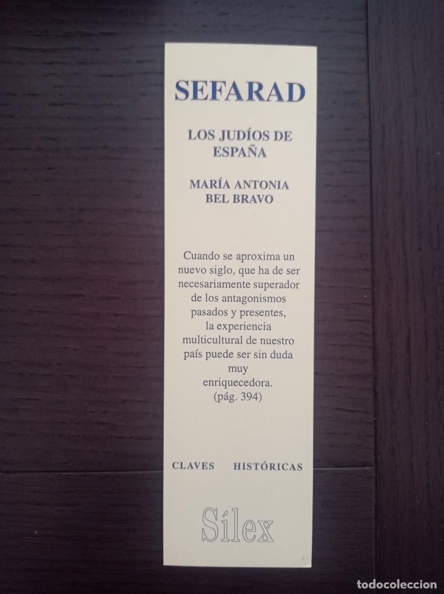 Coleccionismo Marcap&aacute;ginas: MARCAP&Aacute;GINAS. SILEX EDICIONES. MAR&Iacute;A ANTONIA BEL BRAVO. SEFARAD. LOS JUDIOS DE ESPA&Ntilde;A