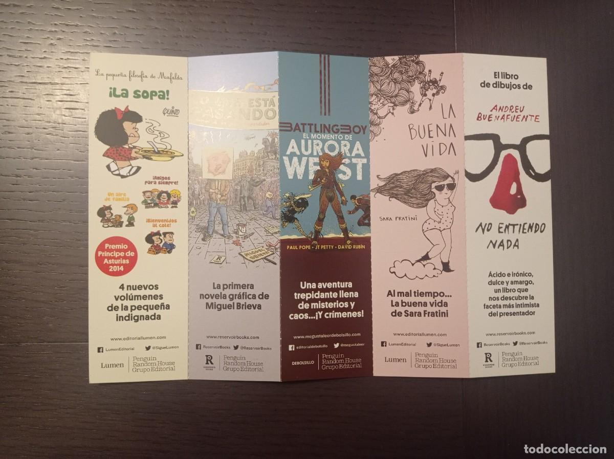 Coleccionismo Marcap&aacute;ginas: 5 MARCAP&Aacute;GINAS. ABANICO. PENGUIN RANDOM HOUSE