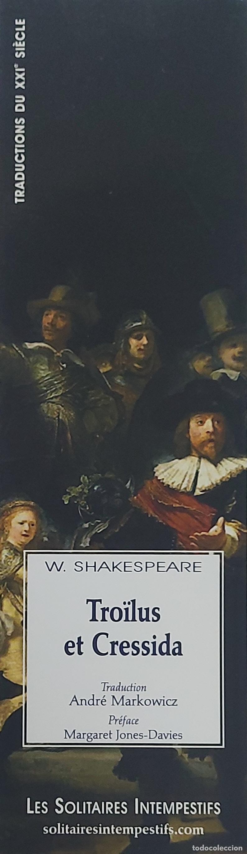 Coleccionismo Marcap&aacute;ginas: MARCAP&Aacute;GINAS - W.SHAKESPEARE - TROILUS ET CRESSIDA