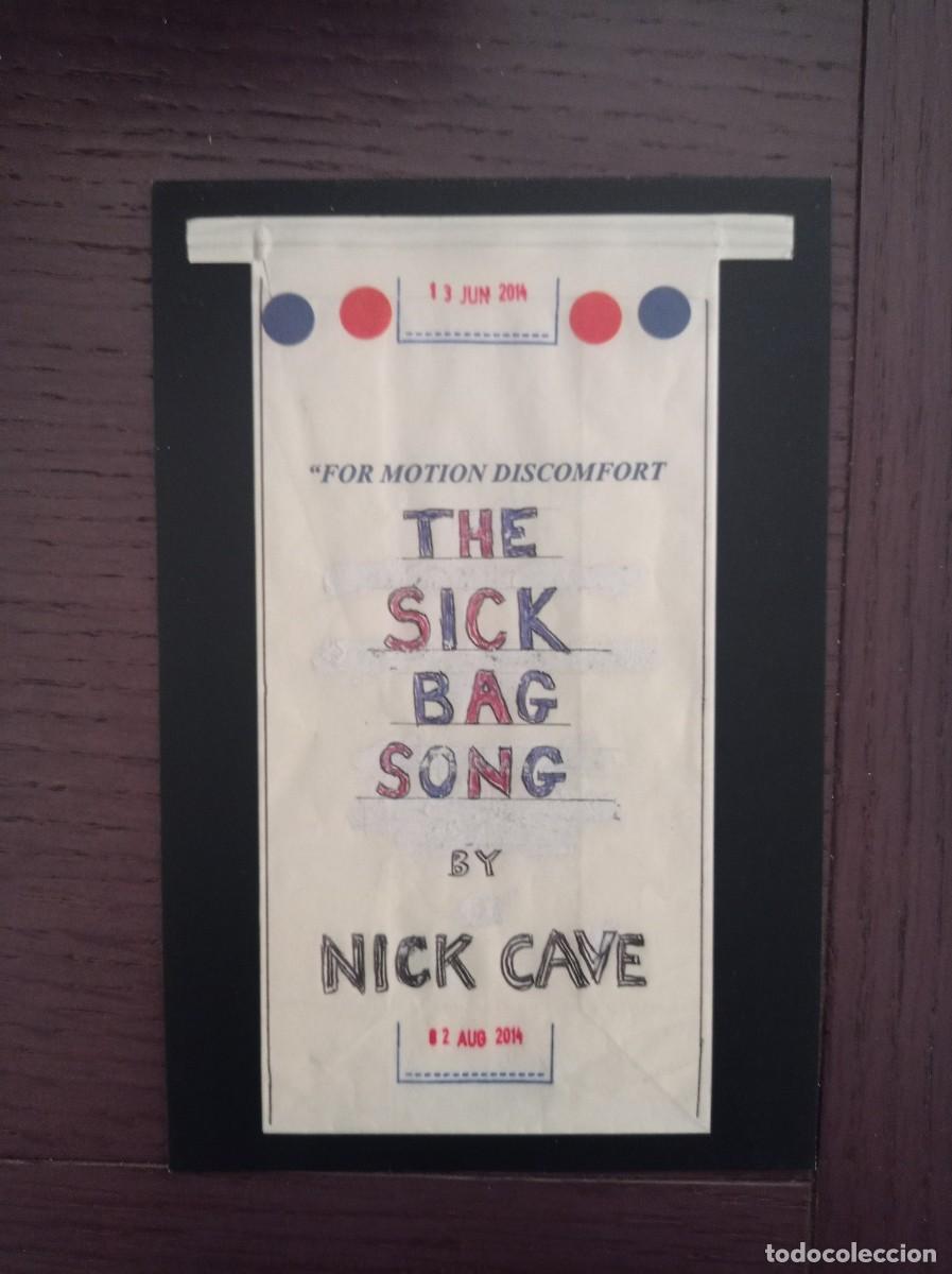 Coleccionismo Marcap&aacute;ginas: MARCAP&Aacute;GINAS. TAMA&Ntilde;O POSTAL. NARRATIVA SEXTO PISO. NICK CAVE. LA CANCI&Oacute;N DE LA BOLSA PARA EL MAREO