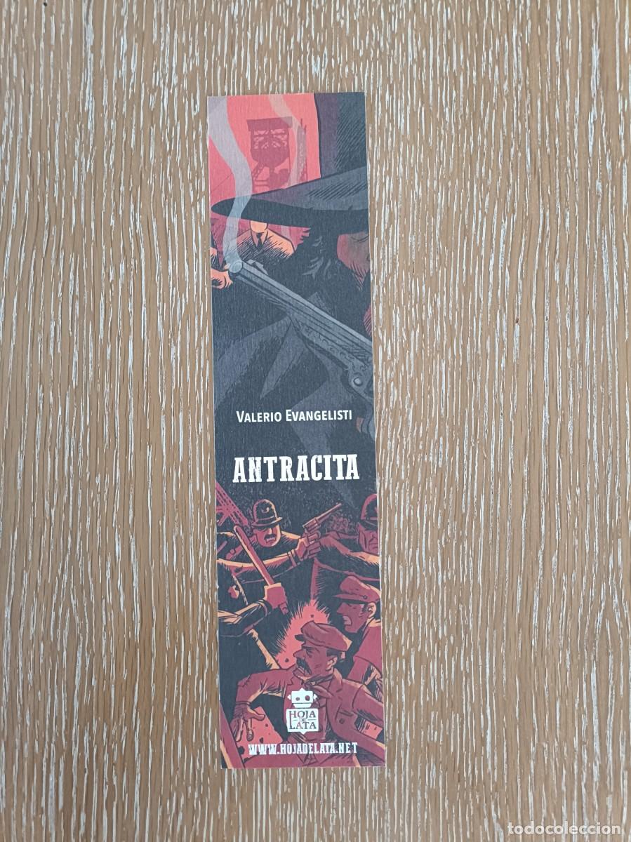 Coleccionismo Marcap&aacute;ginas: MARCAP&Aacute;GINAS - HOJA DE LATA EDICIONES - ANTRACITA - VALERIO EVANGELISTI