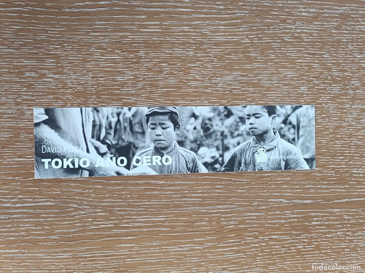 Coleccionismo Marcap&aacute;ginas: MARCAP&Aacute;GINAS - HOJA DE LATA EDICIONES - TOKIO A&Ntilde;O CERO - DAVID PEACE
