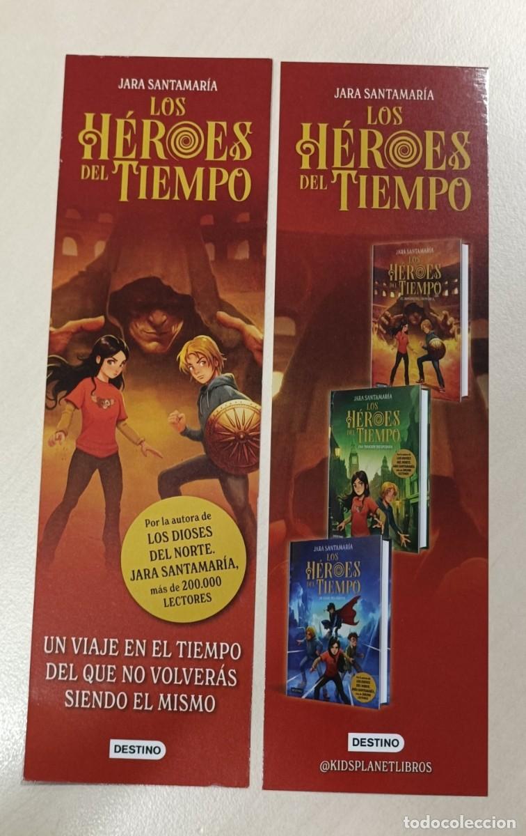 Coleccionismo Marcap&aacute;ginas: MARCAP&Aacute;GINAS - DESTINO - LOS H&Eacute;ROES DEL TIEMPO - JARA SANTAMAR&Iacute;A