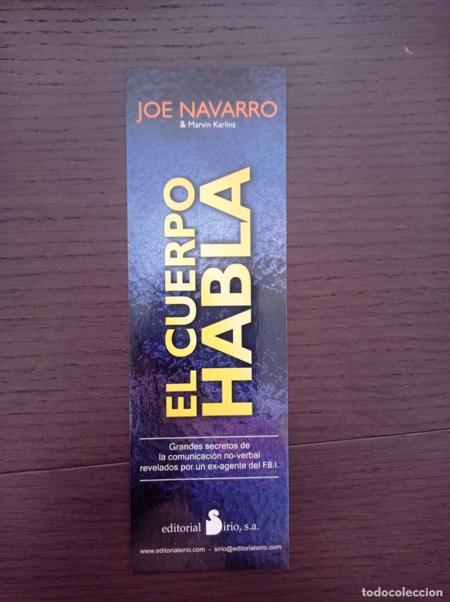 Coleccionismo Marcap&aacute;ginas: MARCAP&Aacute;GINAS. EDITORIAL SIRIO. JOE NAVARRO. EL CUERPO HABLA