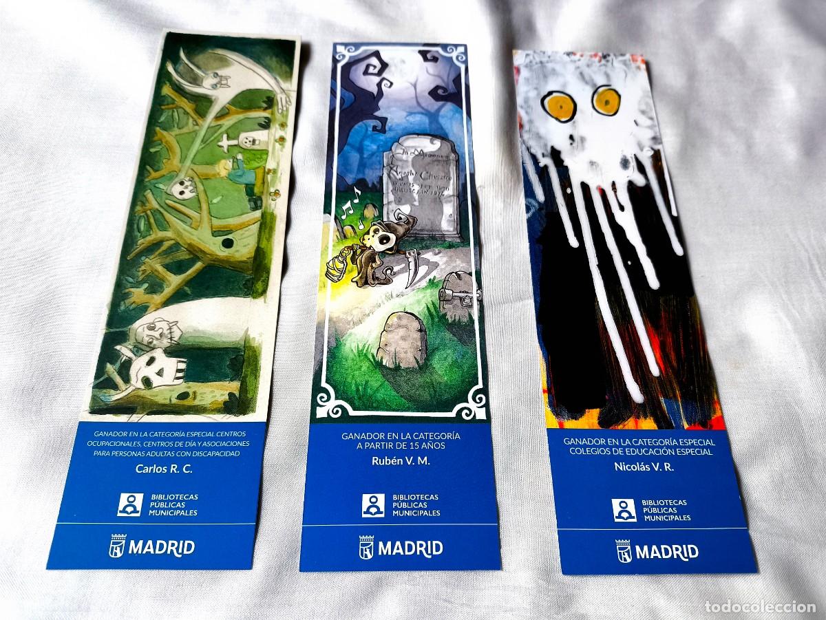 Coleccionismo Marcap&aacute;ginas: TRES MARCAP&Aacute;GINAS - GANADORES CONCURSO AYUNTAMIENTO DE MADRID - NUEVOS