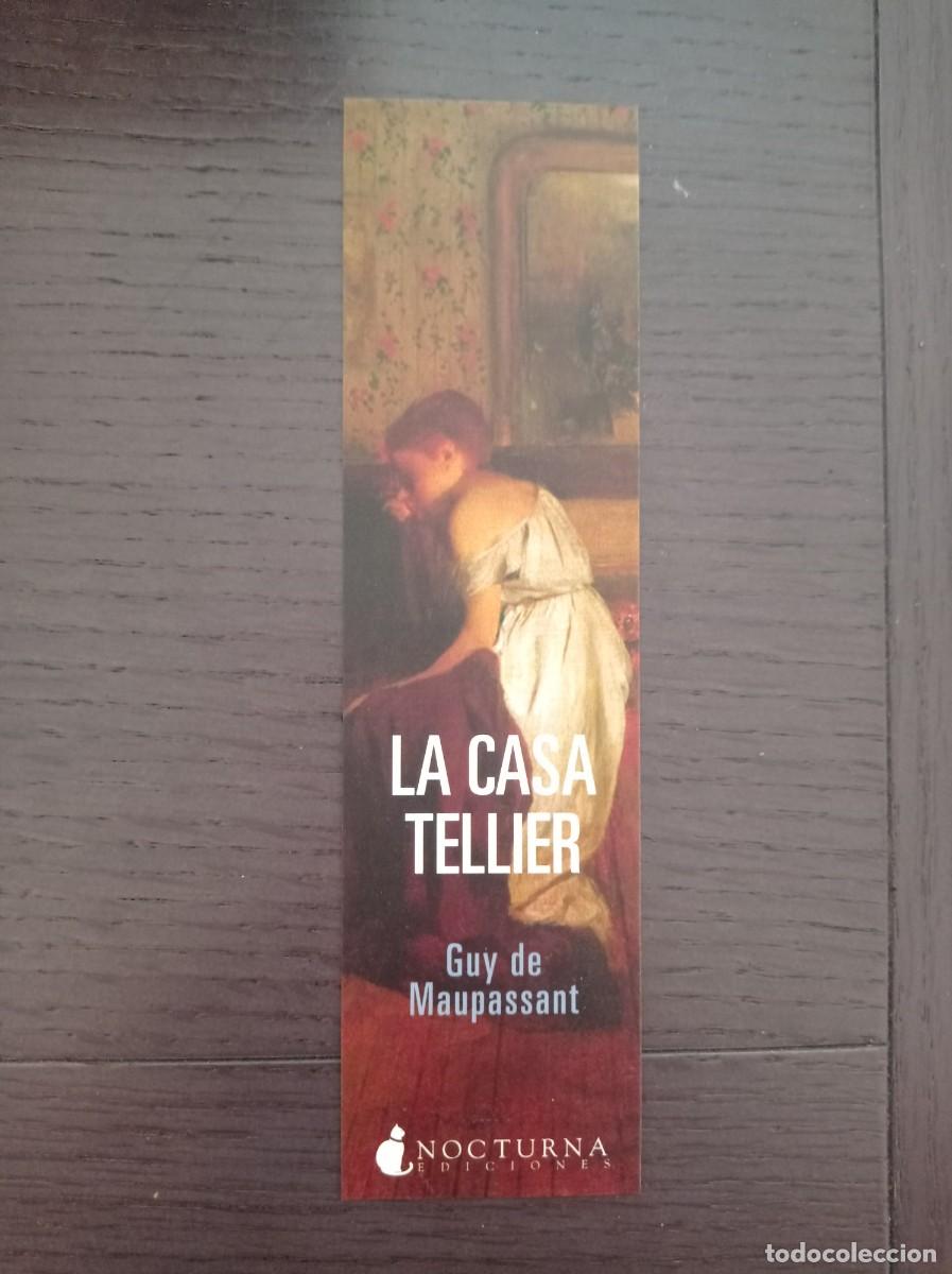 Coleccionismo Marcap&aacute;ginas: MARCAP&Aacute;GINAS. NOCTURNA EDICIONES. GUY DE MAUPASSANT. LA CASA TELLIER