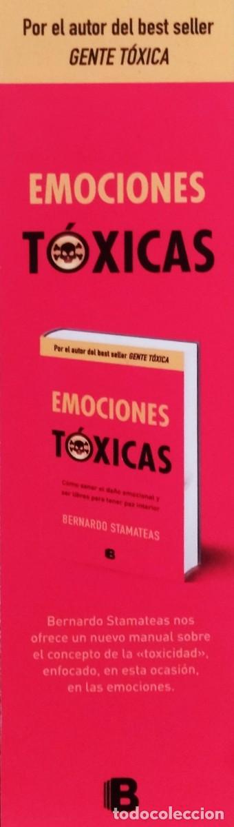 Coleccionismo Marcap&aacute;ginas: MARCAP&Aacute;GINAS EMOCIONES TOXICAS - BERNARDO STAMATEAS. NUEVO Y PERFECTO.