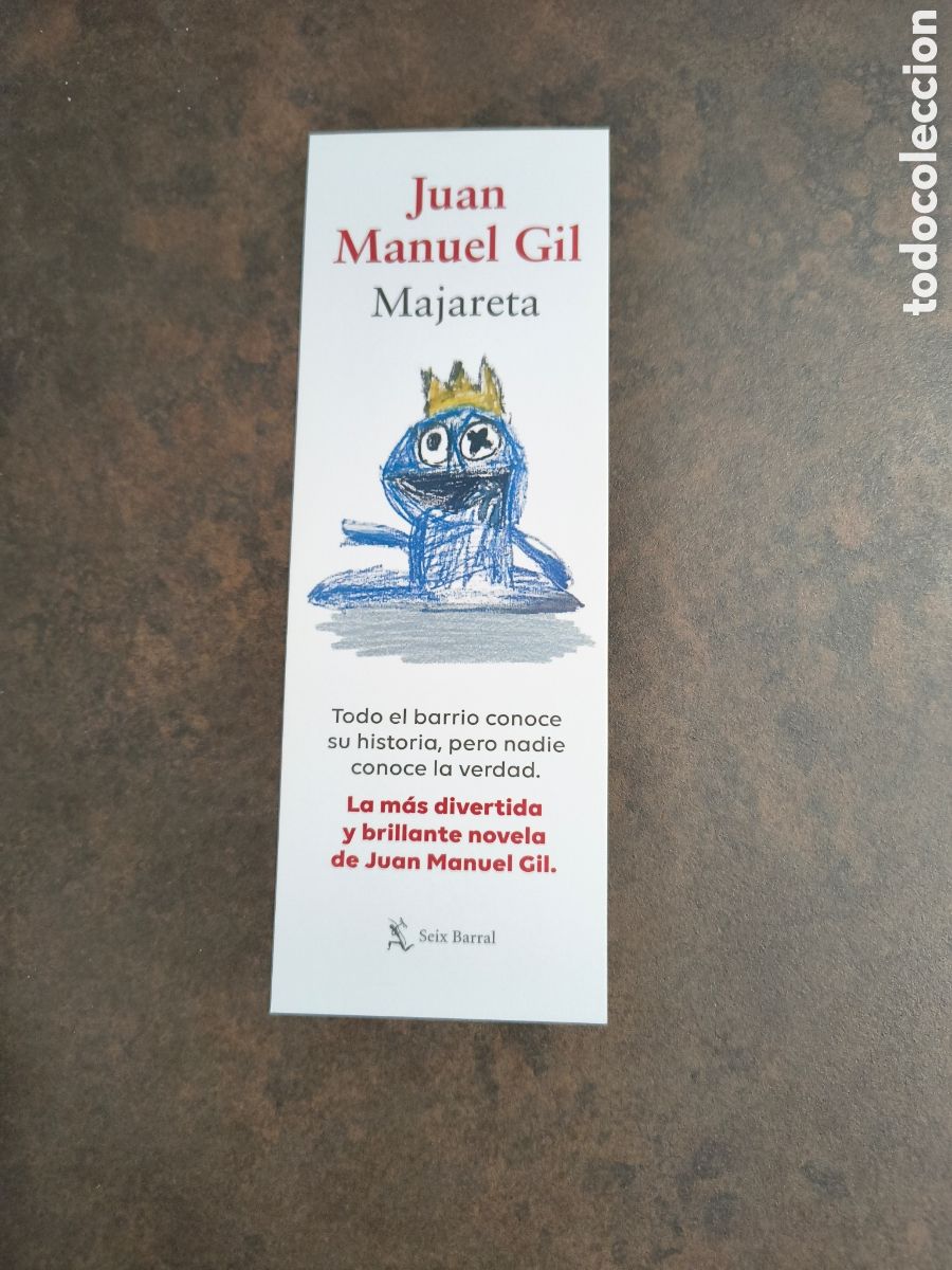 Coleccionismo Marcap&aacute;ginas: MARCAPAGINAS MAJARETA-JUAN MANUEL GIL-SEIX BARRAL