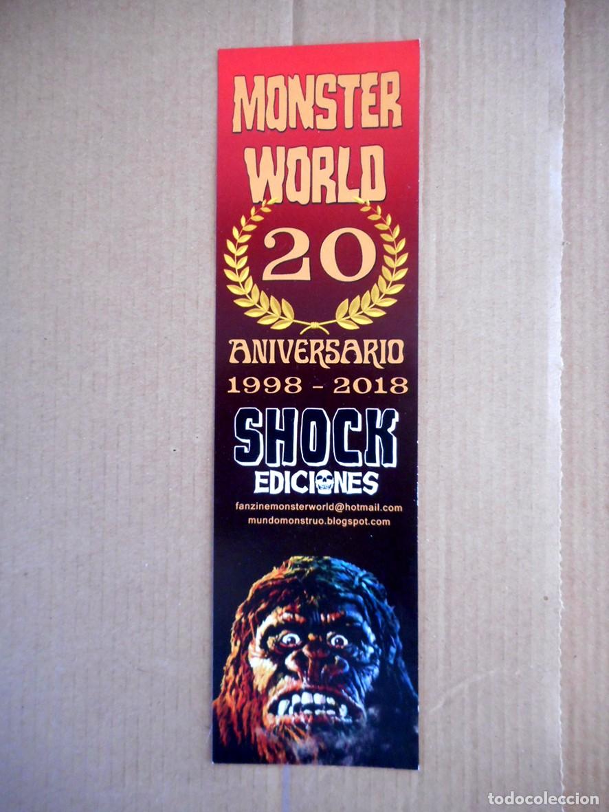 Coleccionismo Marcap&aacute;ginas: MARCAP&Aacute;GINAS FANZINE MONSTER WORLD 20 ANIVERSARIO