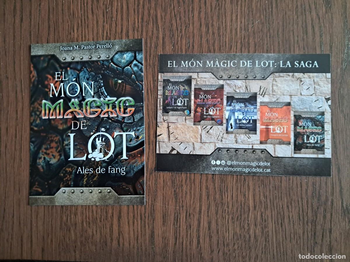 Coleccionismo Marcap&aacute;ginas: marcap&aacute;ginas, punto de libro, El mon m&agrave;gic de lot, Joana M&ordf; Pastor Perell&oacute;. Ales de fang.