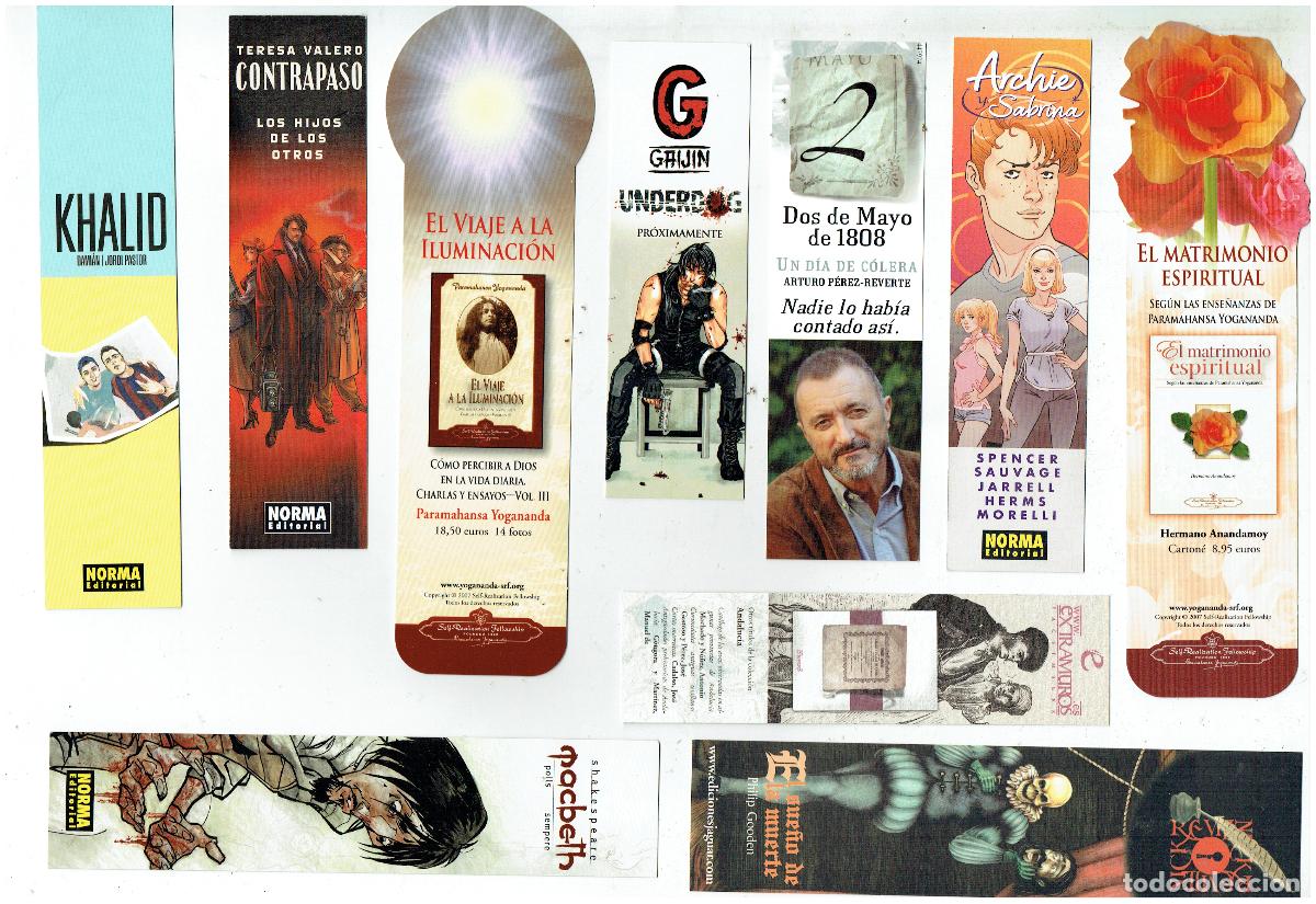Coleccionismo Marcap&aacute;ginas: MARCAP&Aacute;GINAS. LOTE DE 10 UNIDADES, LAS DE LA FOTO. POSIBILIDAD DE UNIDADES SUELTAS. 1.(B/48.1)