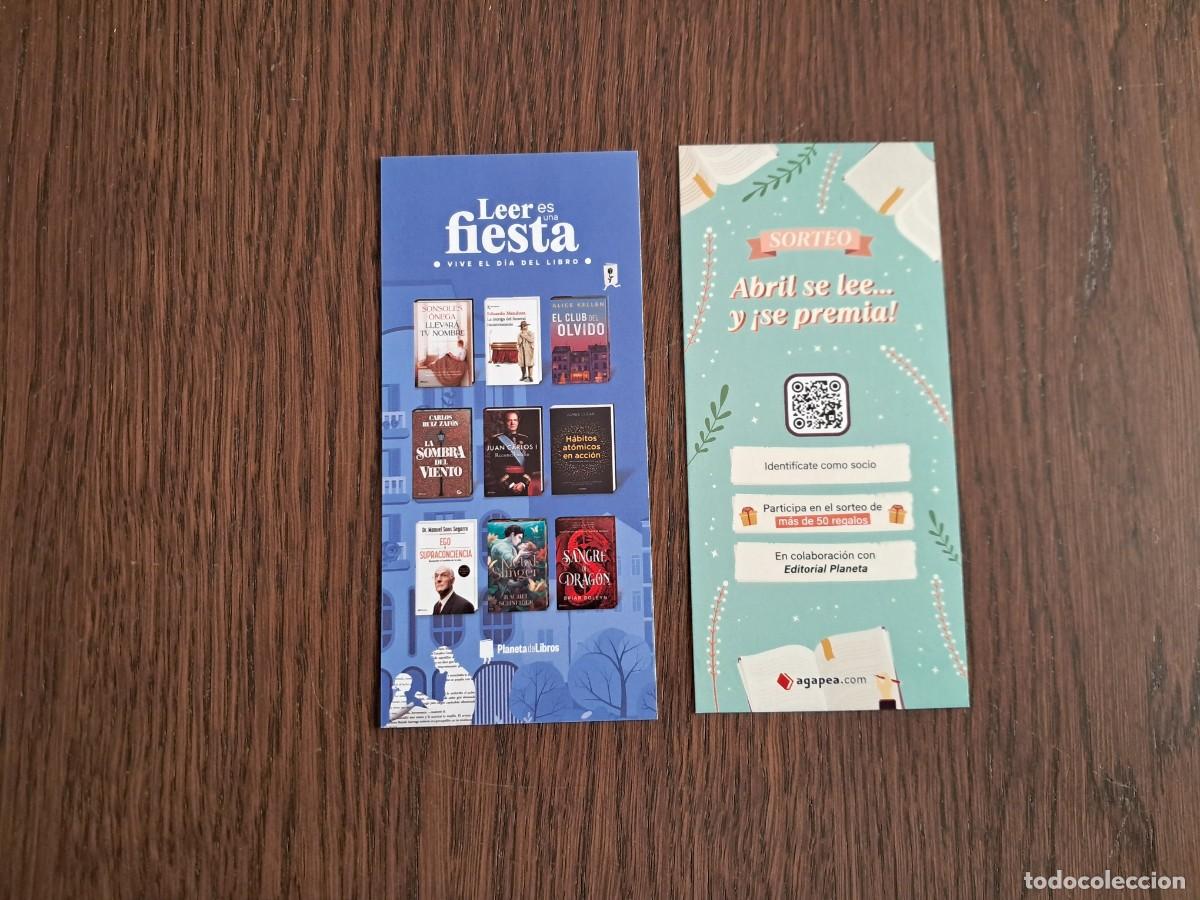 Coleccionismo Marcap&aacute;ginas: marcap&aacute;ginas, punto de libro, Agapea, leer es una fiesta, vive el d&iacute;a del libro. Planeta de libros.