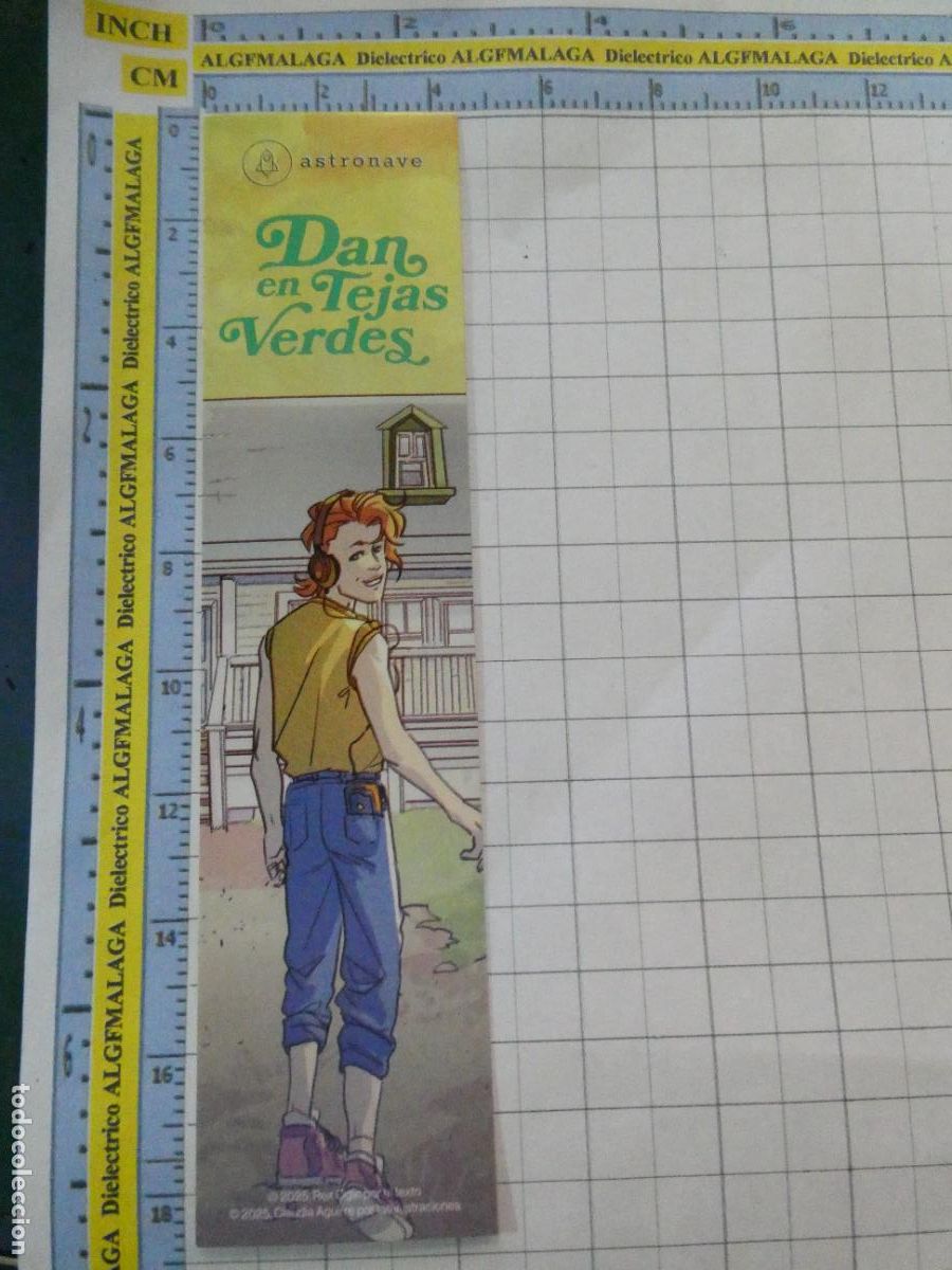 Coleccionismo Marcap&aacute;ginas: MARCAP&Aacute;GINAS DE LITERATURA INFANTIL. DAN EN TEJAS VERDES