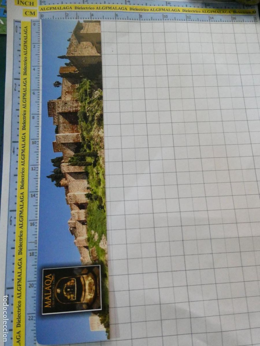Coleccionismo Marcap&aacute;ginas: MARCAP&Aacute;GINAS DE LITERATURA. MALAQA UNA HUELLA DEL PASADO. CASTILLO GIBRALFARO MALAGA
