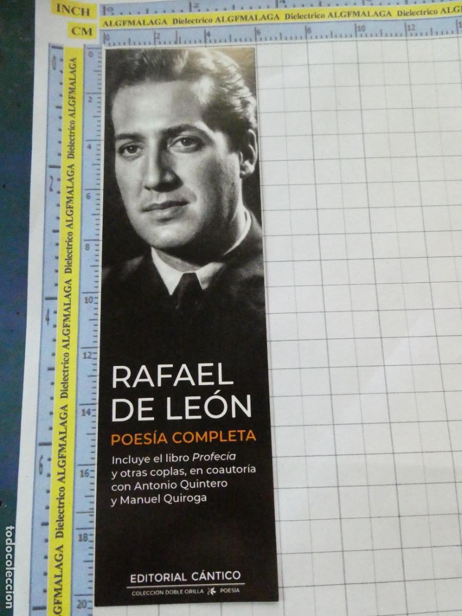 Coleccionismo Marcap&aacute;ginas: MARCAP&Aacute;GINAS DE LITERATURA. RAFAEL DE LE&Oacute;N POES&Iacute;A COMPLETA