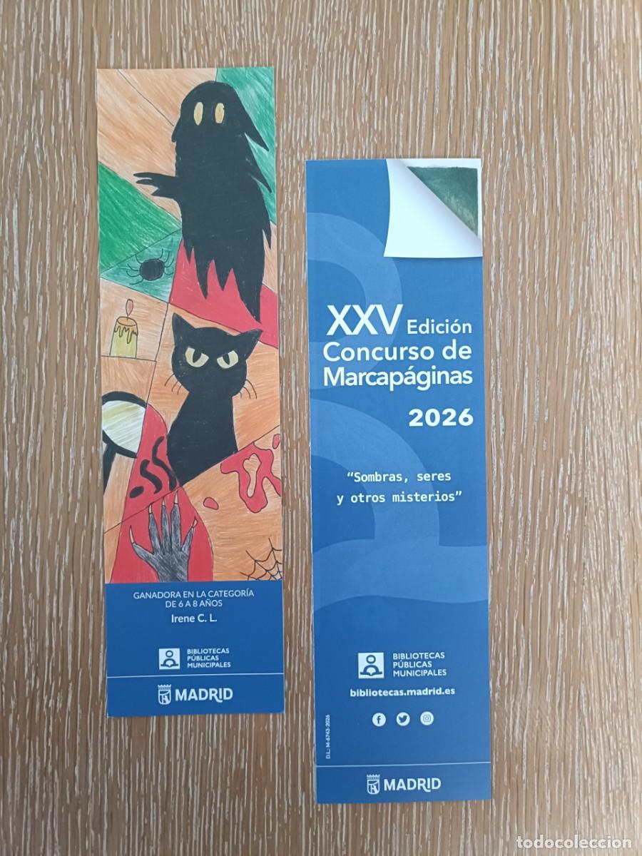 Collectables Bookmark: XXV CONCURSO MARCAP&Aacute;GINAS 2026 - BIBLIOTECAS P&Uacute;BLICAS MUNICIPALES - SOMBRAS, SERES Y OTROS MISTERIOS