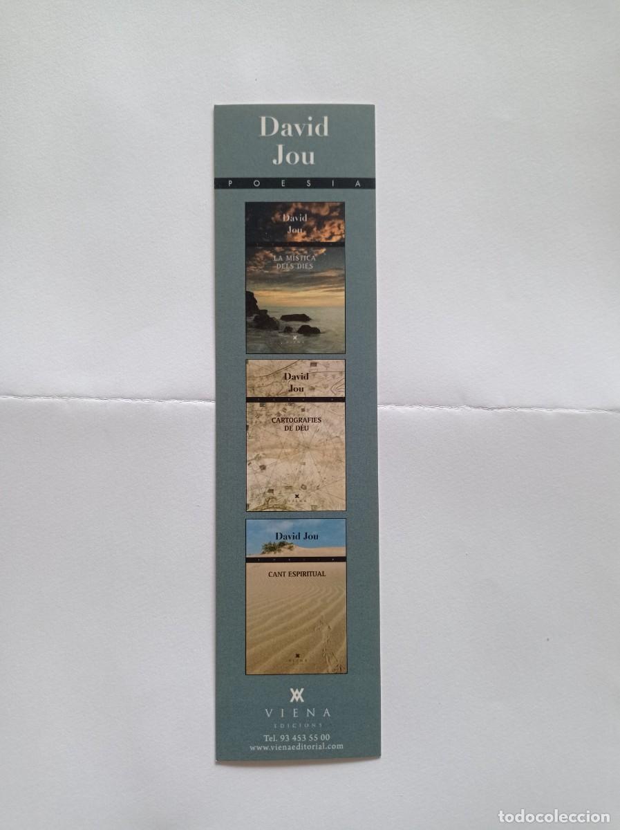 Coleccionismo Marcap&aacute;ginas: MARCAP&Aacute;GINAS. VIENA EDICIONS. DAVID JOU. POES&Iacute;A