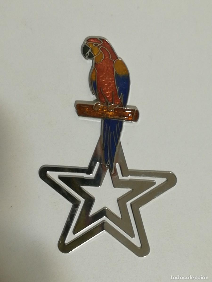 Coleccionismo Marcap&aacute;ginas: MARCAP&Aacute;GINAS MET&Aacute;LICO FIGURA LORO