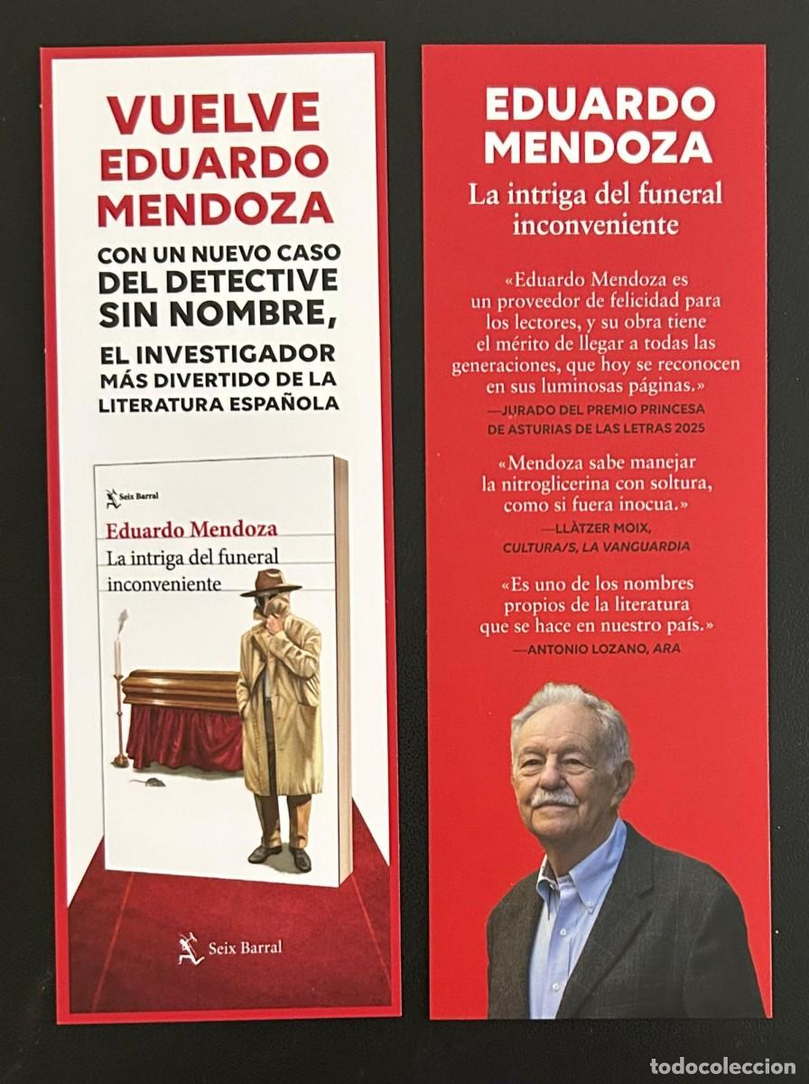 Coleccionismo marcap&aacute;ginas: MARCAP&Aacute;GINAS - EDUARDO MENDOZA - Foto 1