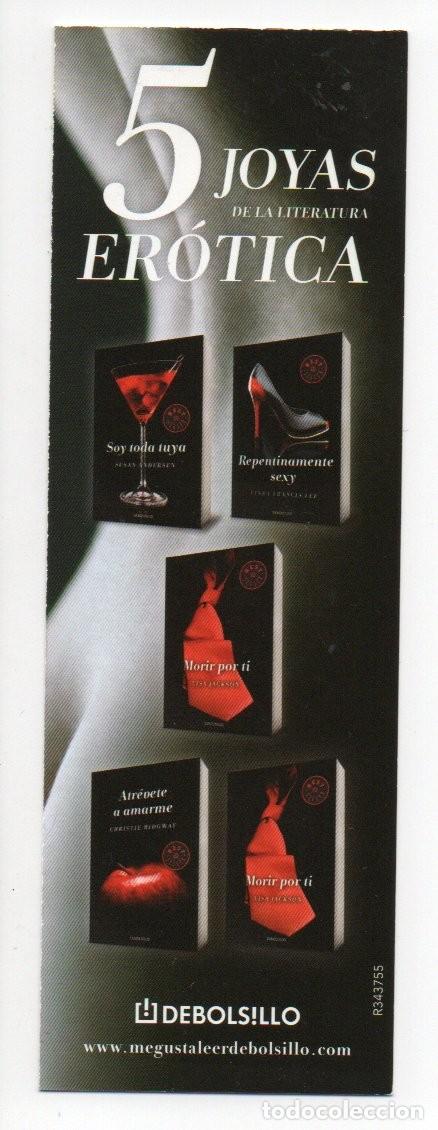 Coleccionismo Marcap&aacute;ginas: MARCAPAGINAS, 5 JOYAS DE LA LITERATURA EROTICA. DEBOLSILLO. EL CORTE INGL&Eacute;S