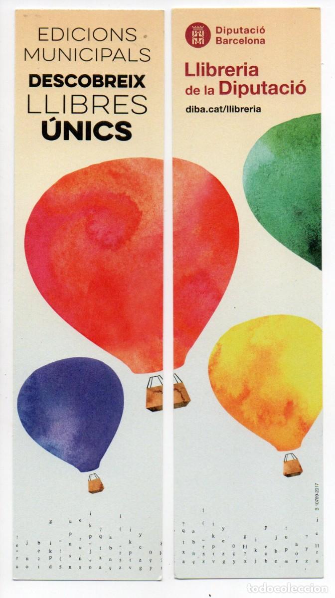 Coleccionismo Marcap&aacute;ginas: MARCAPAGINAS, PUZLE (GLOBOS). DESCOBREIX LLIBRES UNICS. LLIBRERIA DE LA DIPUTACI&Oacute;.