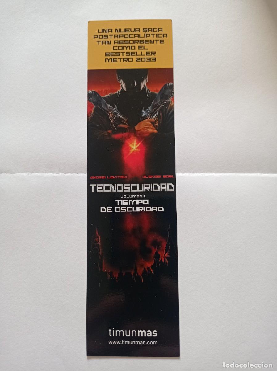 Coleccionismo Marcap&aacute;ginas: MARCAP&Aacute;GINAS. TIMUNMAS. ANDREI LEVITSKI. TECNOSCURIDAD. VOLUMEN I. TIEMPO DE OSCURIDAD