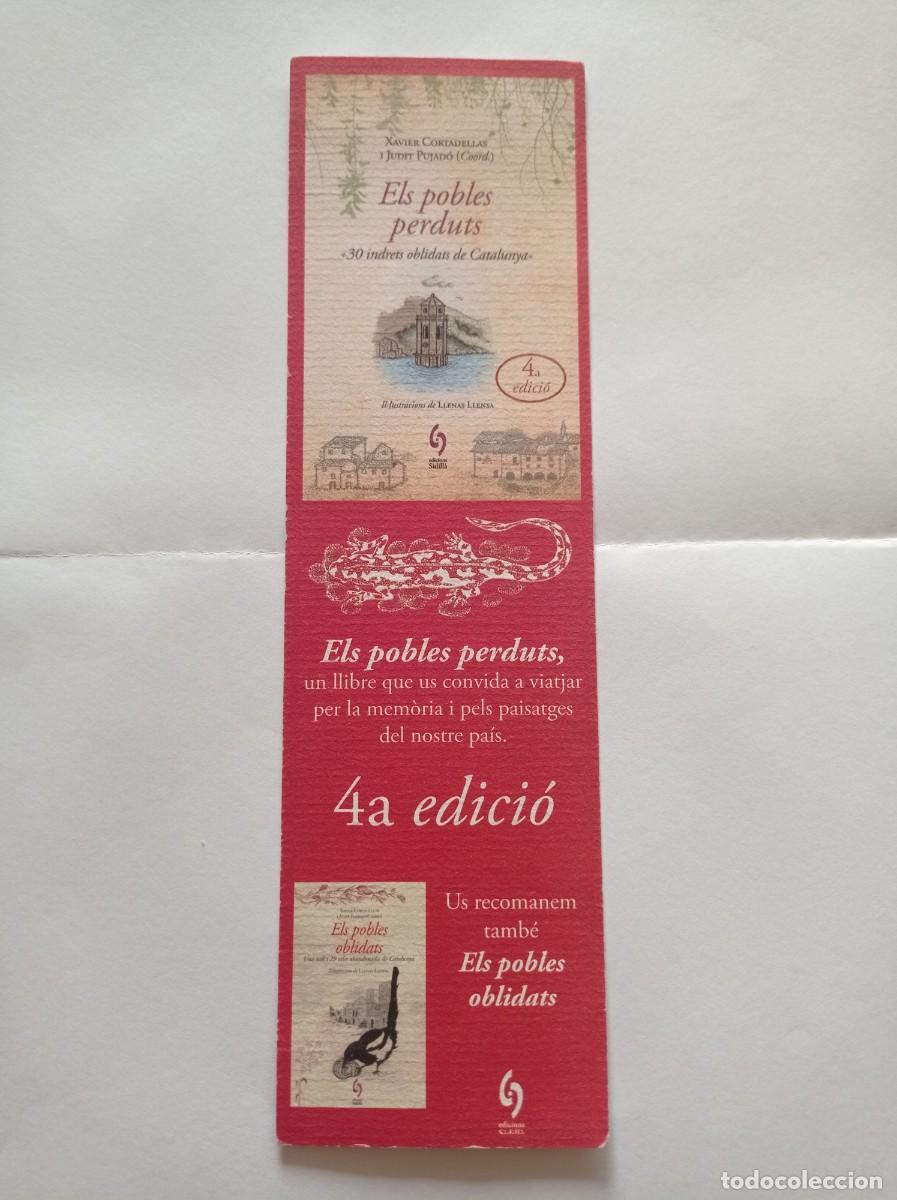 Coleccionismo Marcap&aacute;ginas: MARCAP&Aacute;GINAS. EDICIONS SIDILLA. XAVIER CORTADELLAS. ELS POBLES PERDUTS
