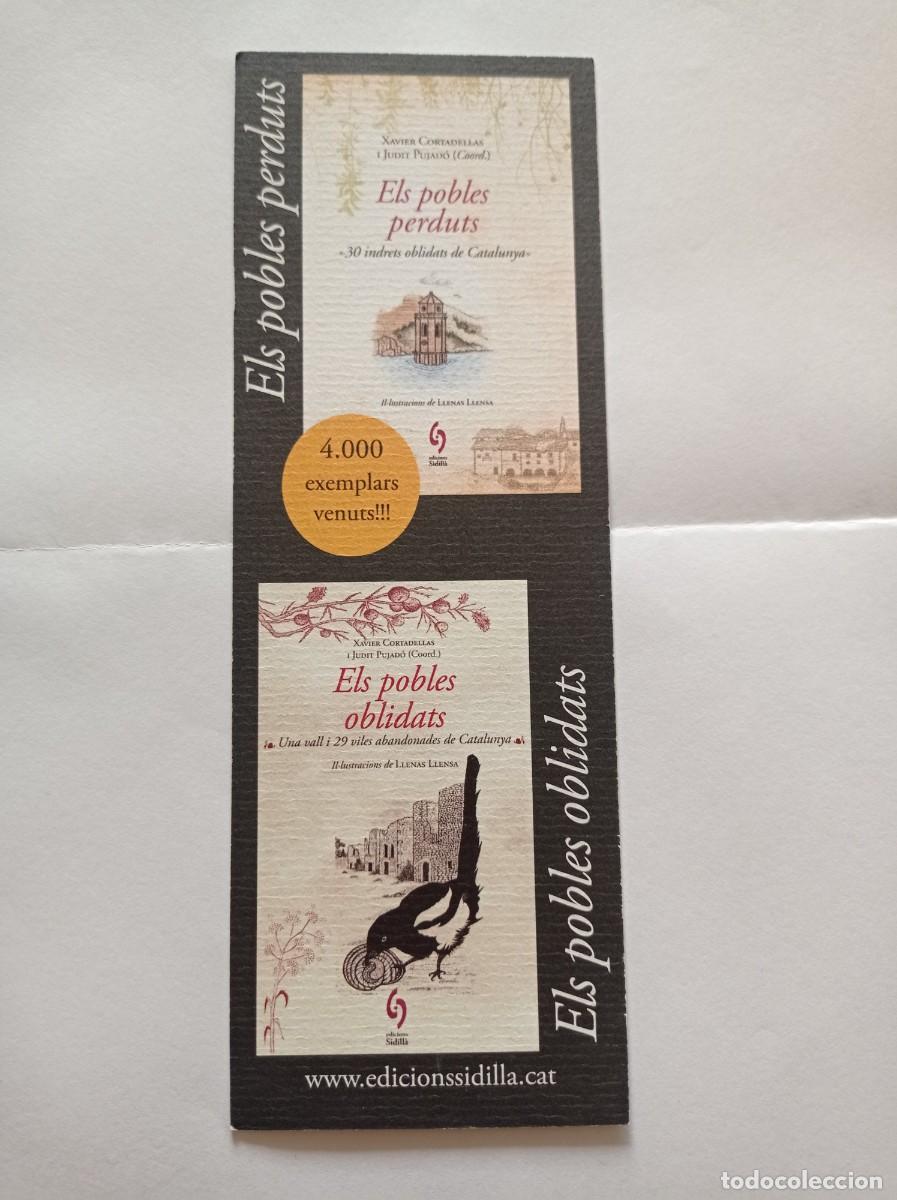 Coleccionismo Marcap&aacute;ginas: MARCAP&Aacute;GINAS. EDICIONS SIDILLA. XAVIER CORTADELLAS. ELS POBLES PERDUTS