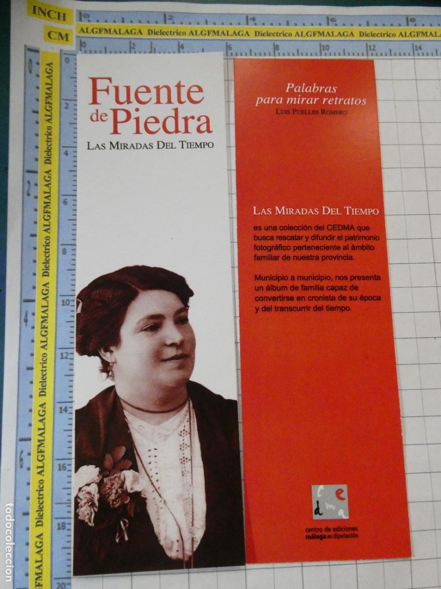 Coleccionismo Marcap&aacute;ginas: MARCAP&Aacute;GINAS DE LITERATURA. MIRADAS DEL TIEMPO, FUENTE DE PIEDRA M&Aacute;LAGA. MUJER DAMA ANTIGUA