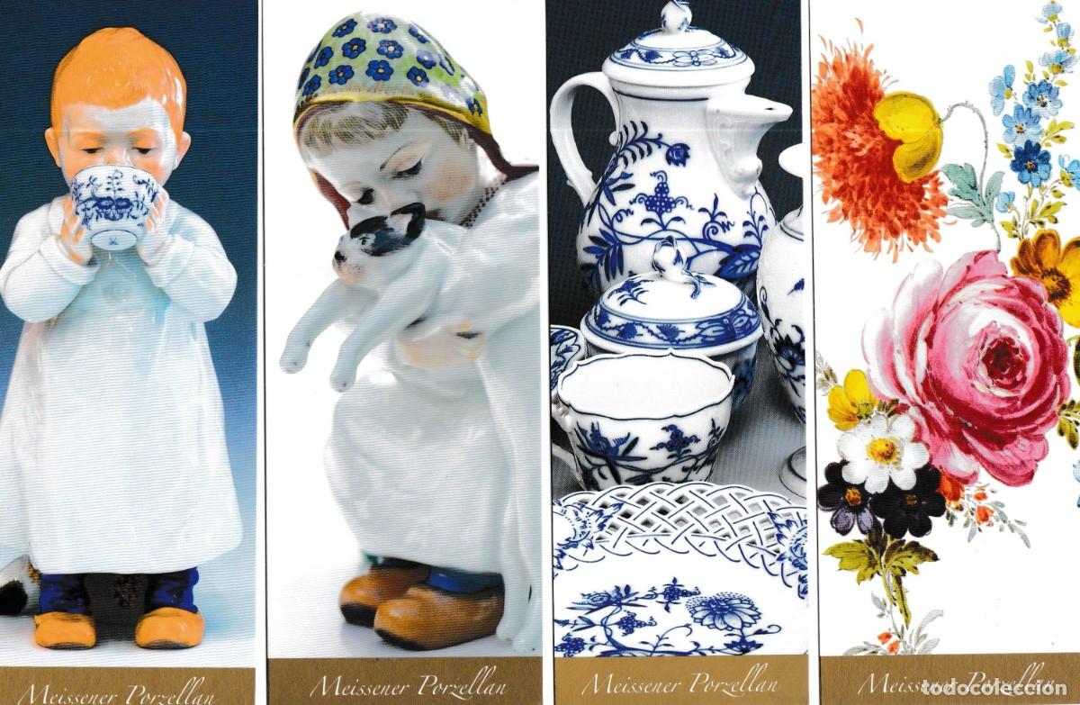 Coleccionismo Marcap&aacute;ginas: Serie completa Marcapaginas del Museo de Ceramica Meissener Porzellan Alemania