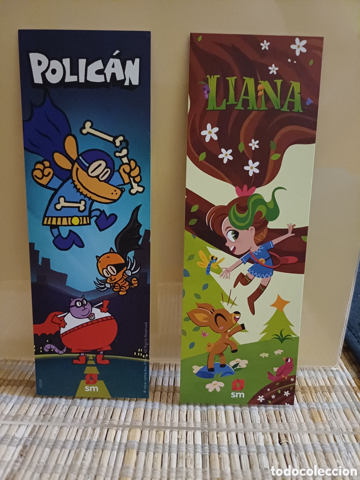 Coleccionismo Marcap&aacute;ginas: Marcap&aacute;ginas Polic&aacute;n y Liana
