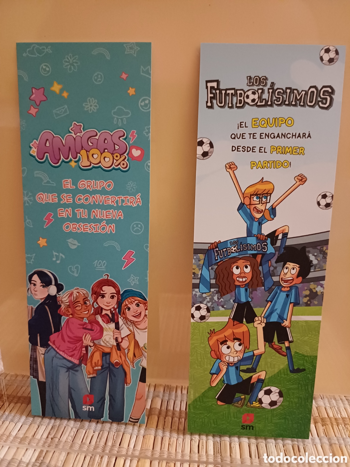 Coleccionismo marcap&aacute;ginas: Marcap&aacute;ginas Amigas 100 % y Futbol&iacute;simos - Foto 1