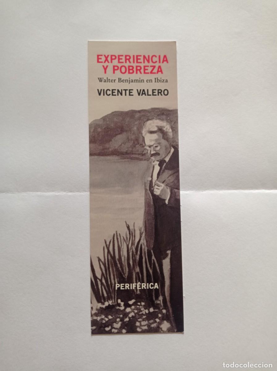 Collectables Bookmark: MARCAP&Aacute;GINAS. PERIF&Eacute;RICA. VICENTE VALERO. EXPERIENCIA Y POBREZA