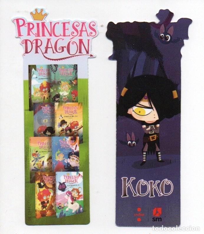 Coleccionismo Marcap&aacute;ginas: MARCAPAGINAS TROQUELADO, PRINCESAS DRAG&Oacute;N. KOKO. CRUILLA - SM.