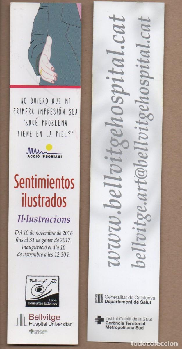 Coleccionismo Marcap&aacute;ginas: MARCAPAGINAS, HOSPITAL DE BELLVITGE - SENTIMIENTOS ILUSTRADOS.