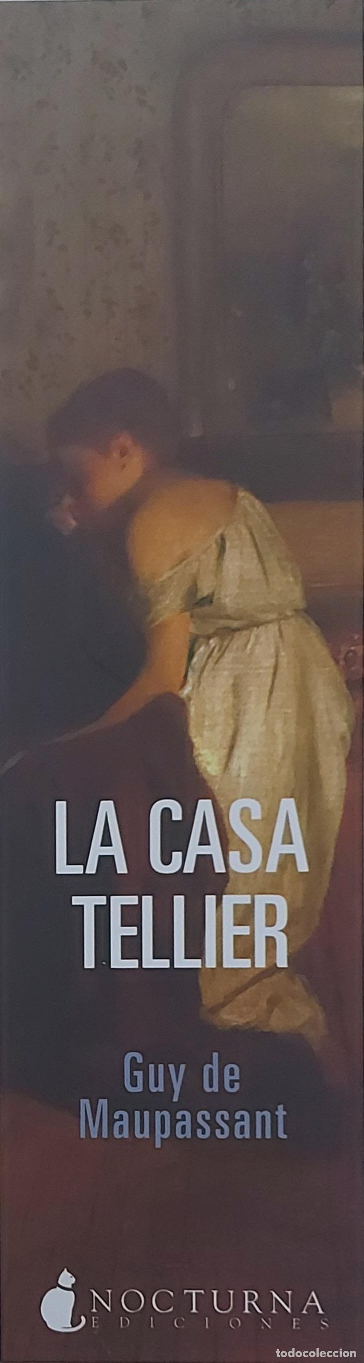 Coleccionismo Marcap&aacute;ginas: MARCAPAGINAS - NOCTURNA EDICIONES - GUY DE MAUPASSANT - LA CASATELLIER